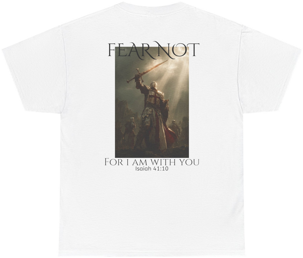 FEAR NOT KNIGHT SHIRT - WHITE