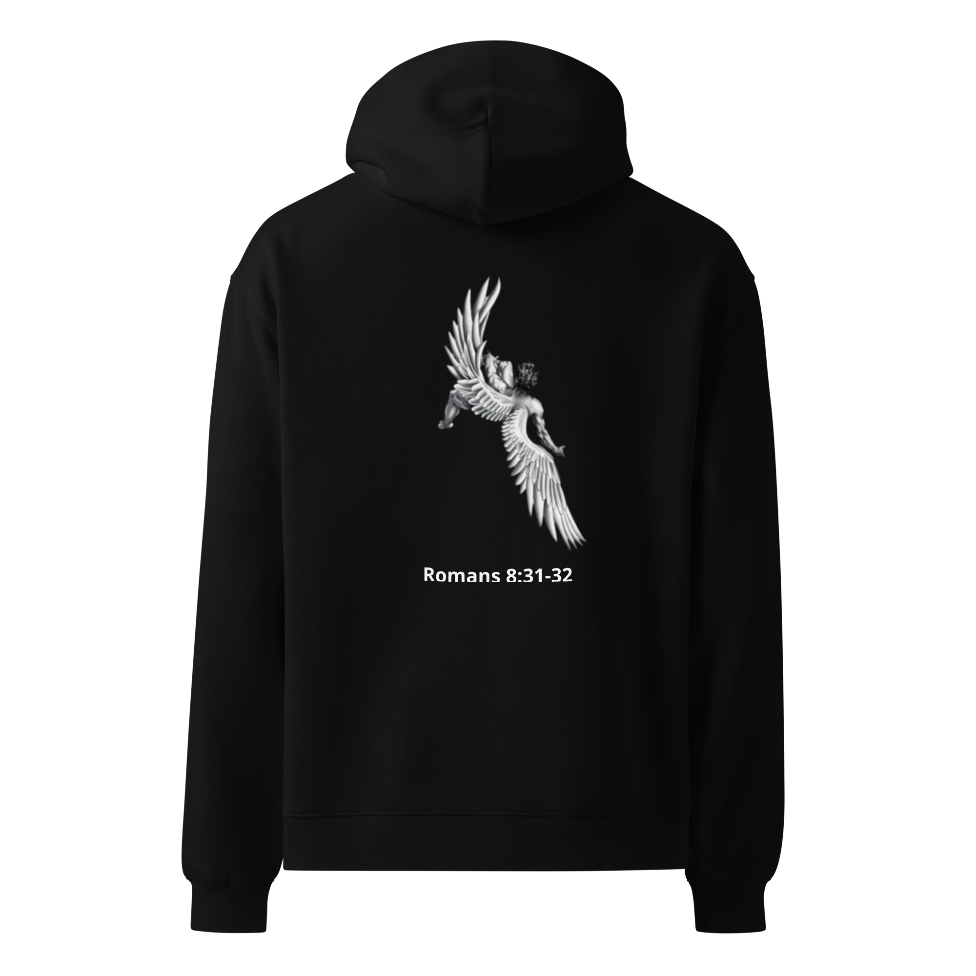 FALLEN ANGEL HOODIE - BLACK